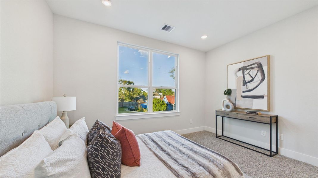 Furnished interior view inside a new home in , Houston (Image 19).