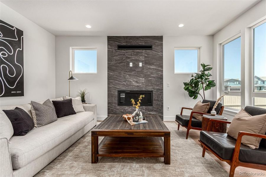 Furnished interior view inside a new home in West Grange, Longmont (Image 4).