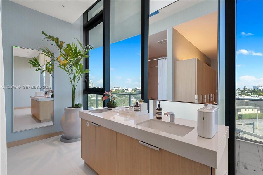 Bathroom in Full-Service Spa Changing Area Bathroom in Full-Service Spa Changing Area