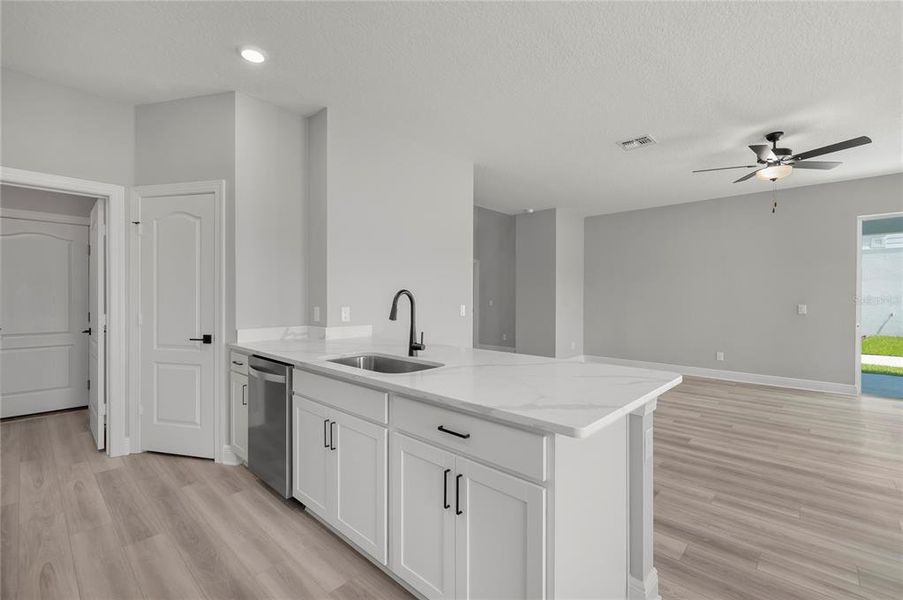 Furnished interior view inside a new home in Gum Lake Preserve, Lake Alfred (Image 9).