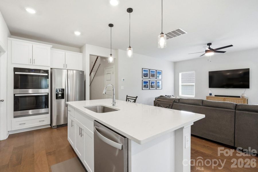Furnished interior view inside a new home in , Charlotte (Image 31).