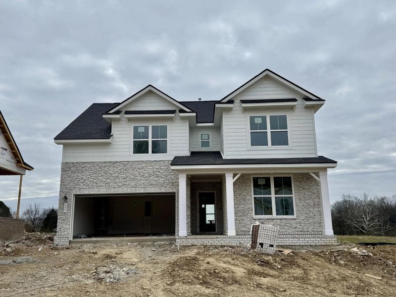 In-progress construction of a new home in Woods Crossing, Gallatin, TN (Image 78).