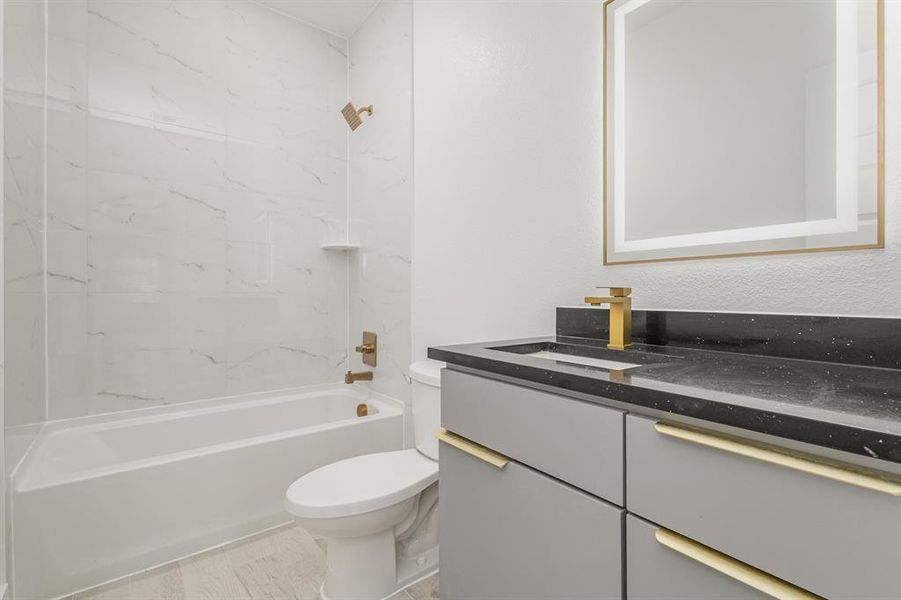 Furnished interior view inside a new home in , Dallas (Image 9). Furnished interior view inside a new home in , Dallas (Image 9).