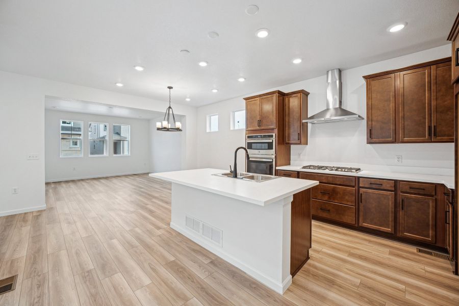 Representative furnished interior of a home built from the Meridian by Taylor Morrison in Farmlore, Brighton (Image 4).