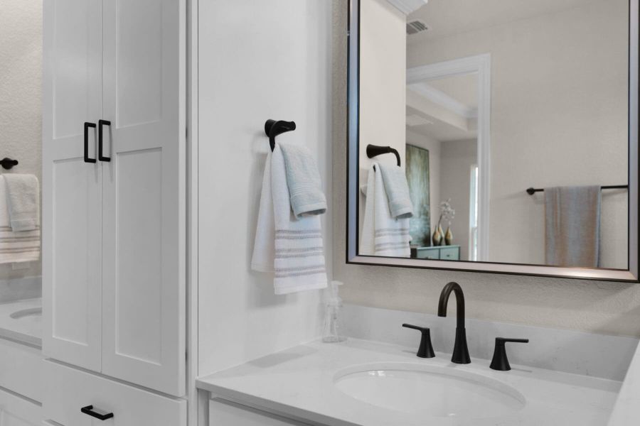 Close-up of interior finishes inside a home in The Colony- Pine Cove, Bastrop (Image 20).