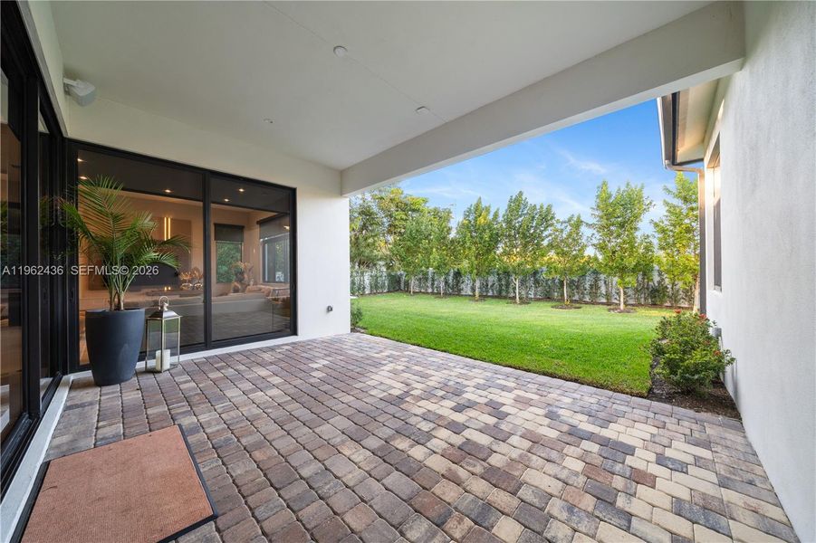 Exterior details and patio area of a home in , Miami (Image 21). Exterior details and patio area of a home in , Miami (Image 21).