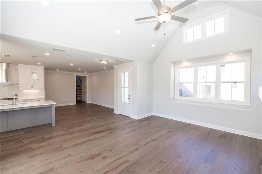 Spacious, unfurnished interior of a new home in Promenade at Sawnee Village, Cumming (Image 23). Spacious, unfurnished interior of a new home in Promenade at Sawnee Village, Cumming (Image 23).