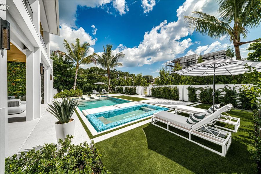 Furnished interior view inside a new home in , Ocean Ridge (Image 9).