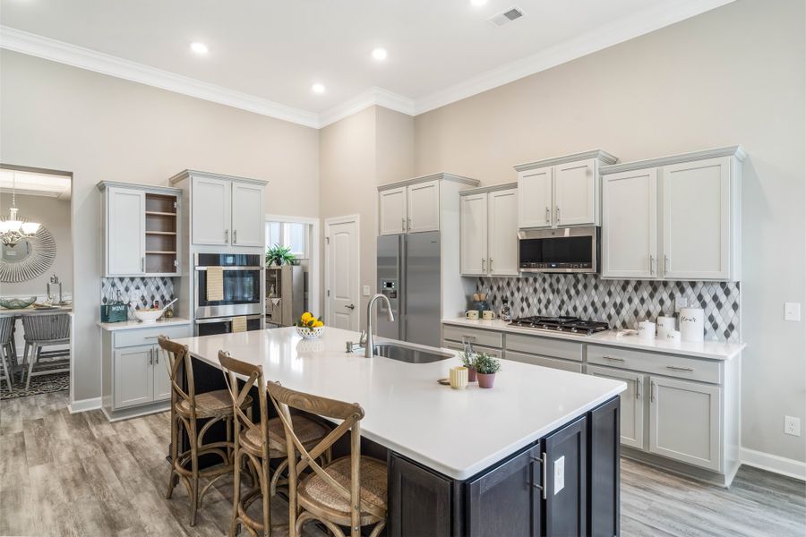 Representative furnished interior of a home built from the The Goldenrod by Chesapeake Homes in Bridgewater - Waterside Village, Little River (Image 8).