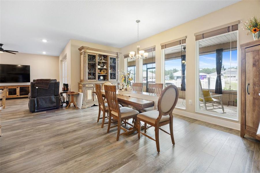 Furnished interior view inside a new home in , Ocala (Image 6).