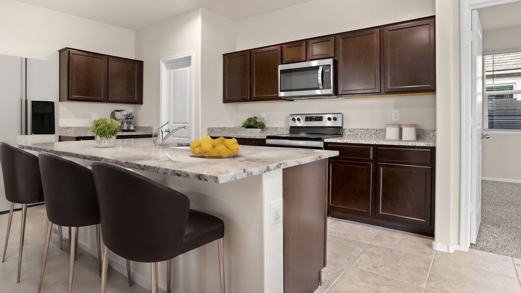 Furnished interior view inside a new home in Rio Rancho Estates, Wittmann (Image 4).