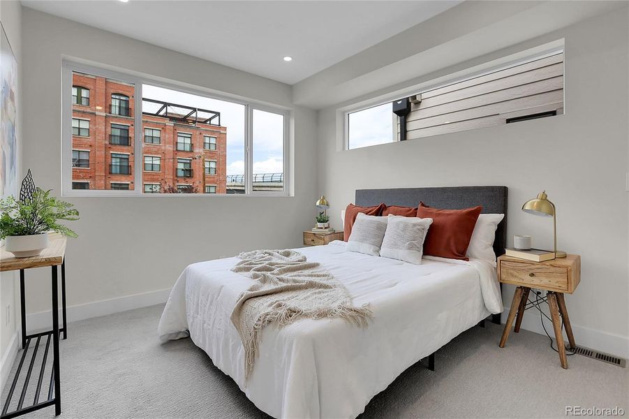 Furnished interior view inside a new home in , Denver (Image 8).