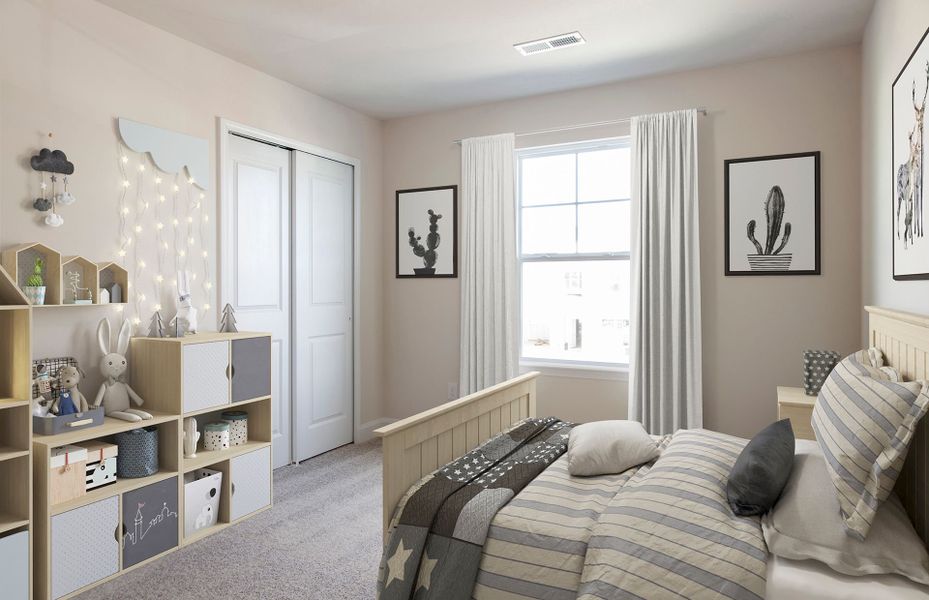 Furnished interior view inside a new home in Hamlet at Carothers Crossing, La Vergne (Image 11).