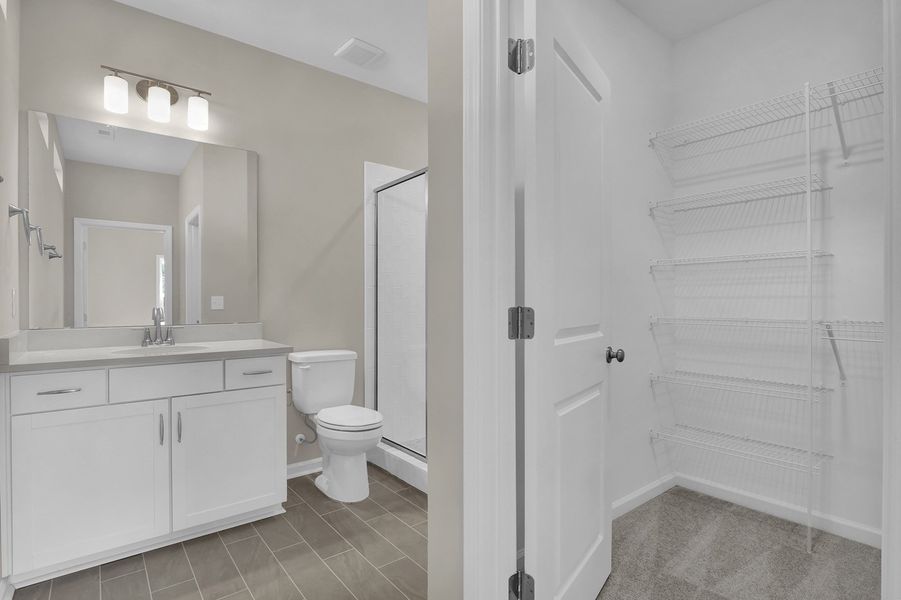 Furnished interior view inside a new home in Grand Park, Leland (Image 10).