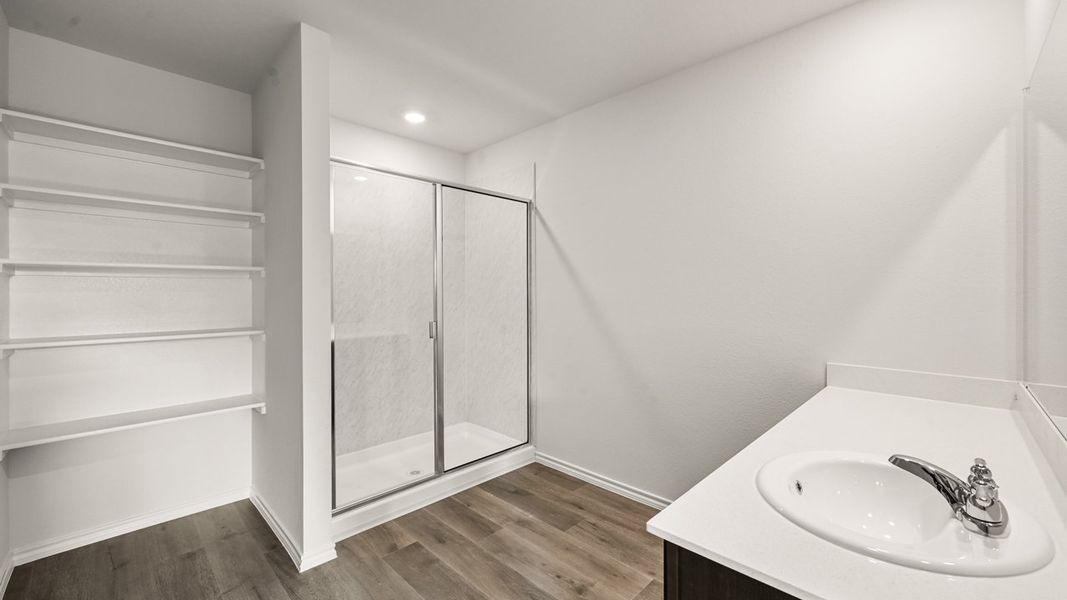 Furnished interior view inside a new home in Crane Crossing, Crandall (Image 10).