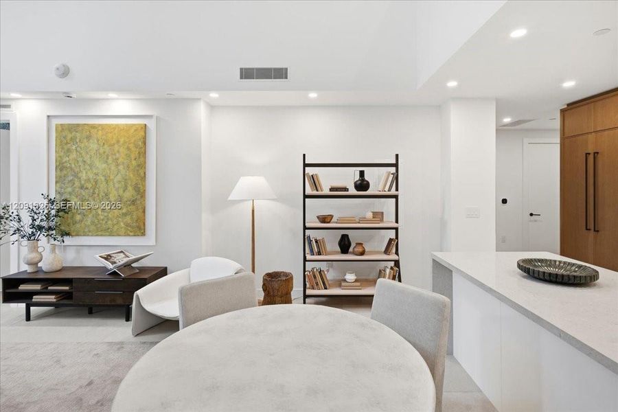 Furnished interior view inside a new home in , Miami (Image 17).