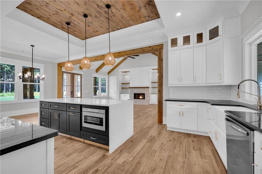 Furnished interior view inside a new home in , Monroe (Image 64).