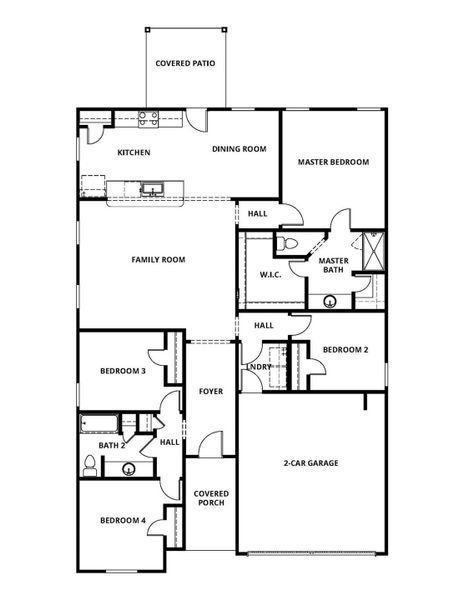 2D floor plan layout of this home in Lago Mar, Texas City, TX (Image 2). 2D floor plan layout of this home in Lago Mar, Texas City, TX (Image 2).