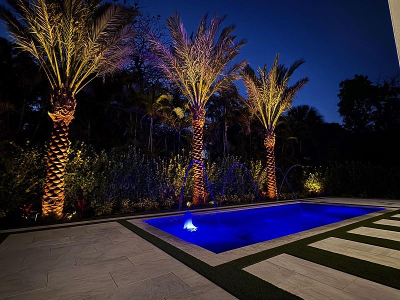 pool night