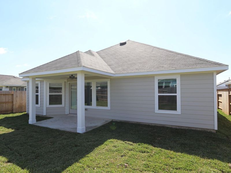 Exterior details and patio area of a home in Ambrose, La Marque (Image 3). Exterior details and patio area of a home in Ambrose, La Marque (Image 3).