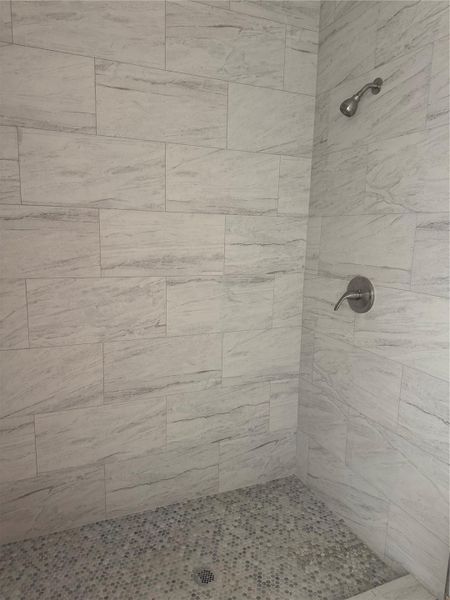 walk in shower primary bedroom downstairs