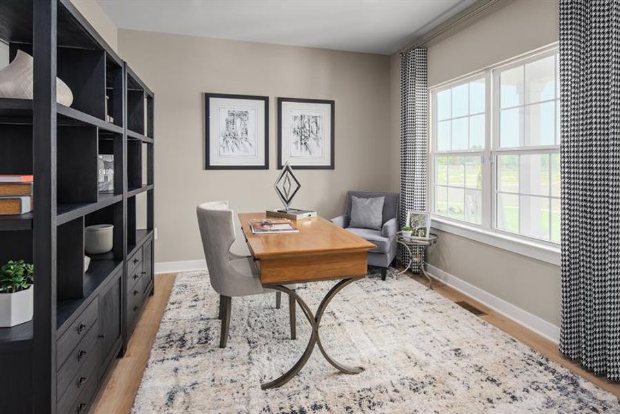 Furnished interior view inside a new home in Berkeley, Spartanburg (Image 18).