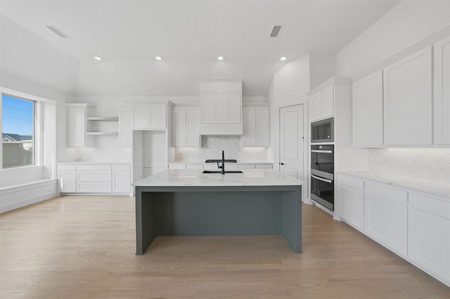 Furnished interior view inside a new home in Estates at Rockhill, Frisco (Image 9).