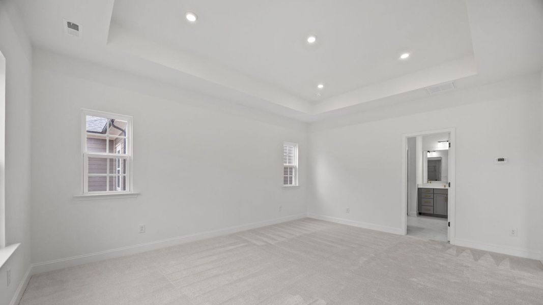 The Brentwood Plan by DRB Homes in River District, Charlotte NC.- Primary Bedroom The Brentwood Plan by DRB Homes in River District, Charlotte NC.- Primary Bedroom