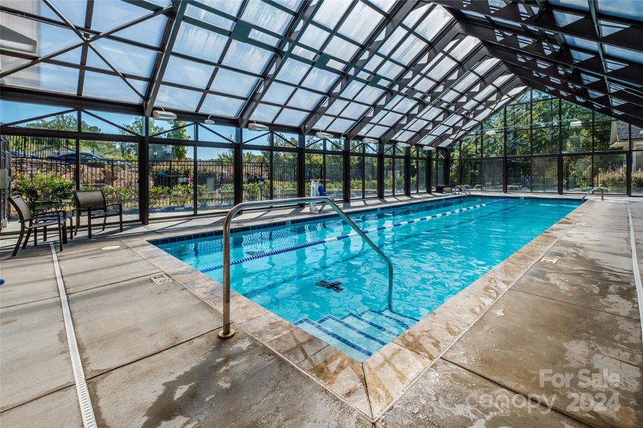 Indoor lap pool