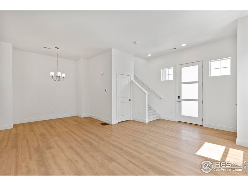 Spacious, unfurnished interior of a new home in Trailside on Harmony, Timnath (Image 10).