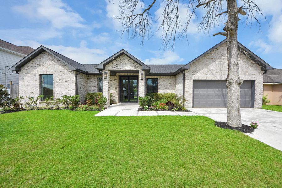 Front exterior of a new home in , Arcola, TX, highlighting curb appeal (Image 29).