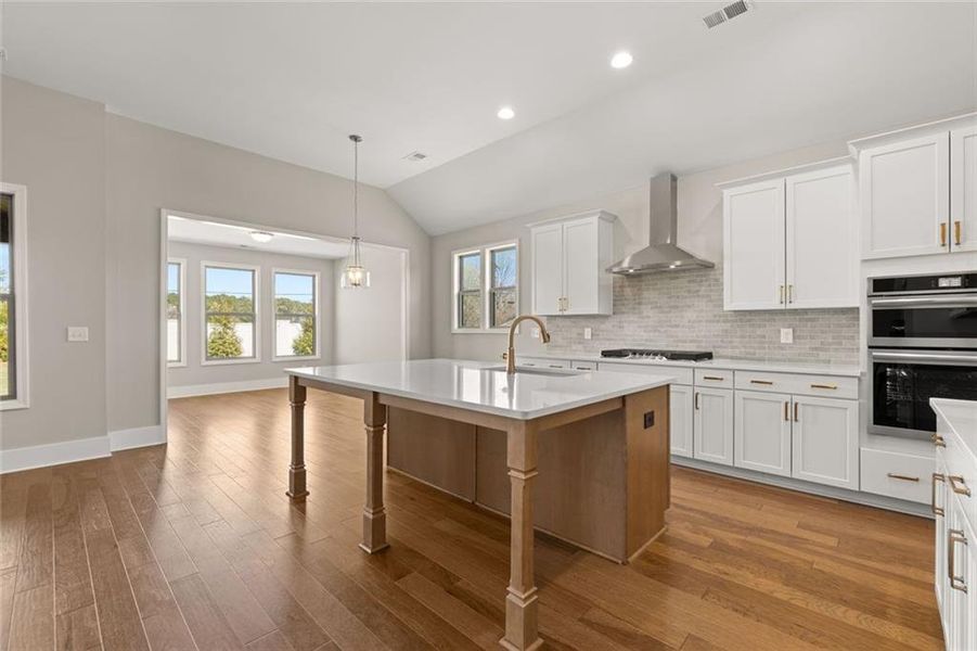 Furnished interior view inside a new home in Soleil Summit Chase, Snellville (Image 10).
