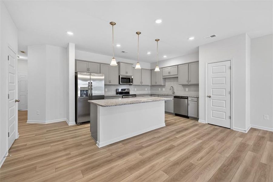 Furnished interior view inside a new home in Jameson Towns, Villa Rica (Image 5).