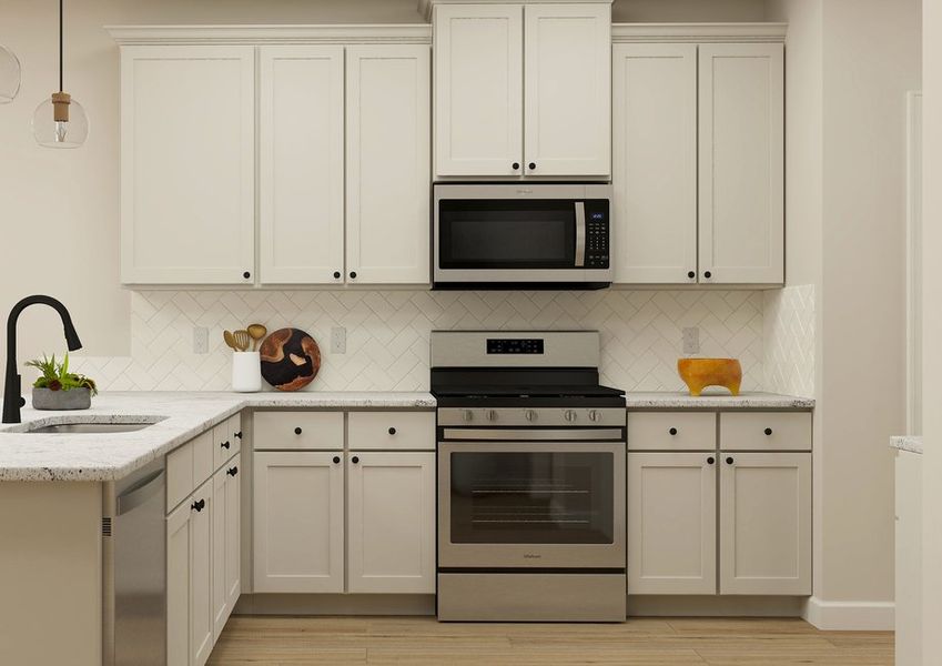 Enjoy a fully loaded chef-ready kitchen. Enjoy a fully loaded chef-ready kitchen.