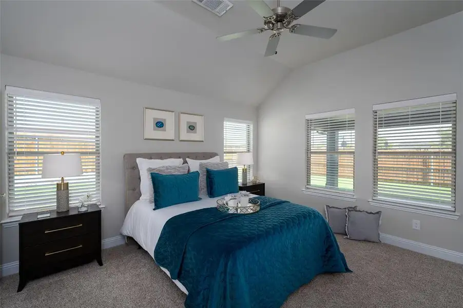 Furnished interior view inside a new home in Creekview Meadows, Pilot Point (Image 14).