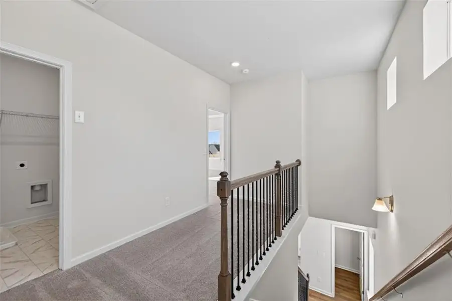 Spacious, unfurnished interior of a new home in Townes At The Stiles, Cartersville (Image 9).