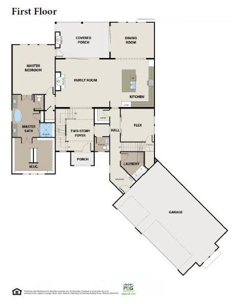 2D floor plan layout of this home in , Jefferson, GA (Image 2).