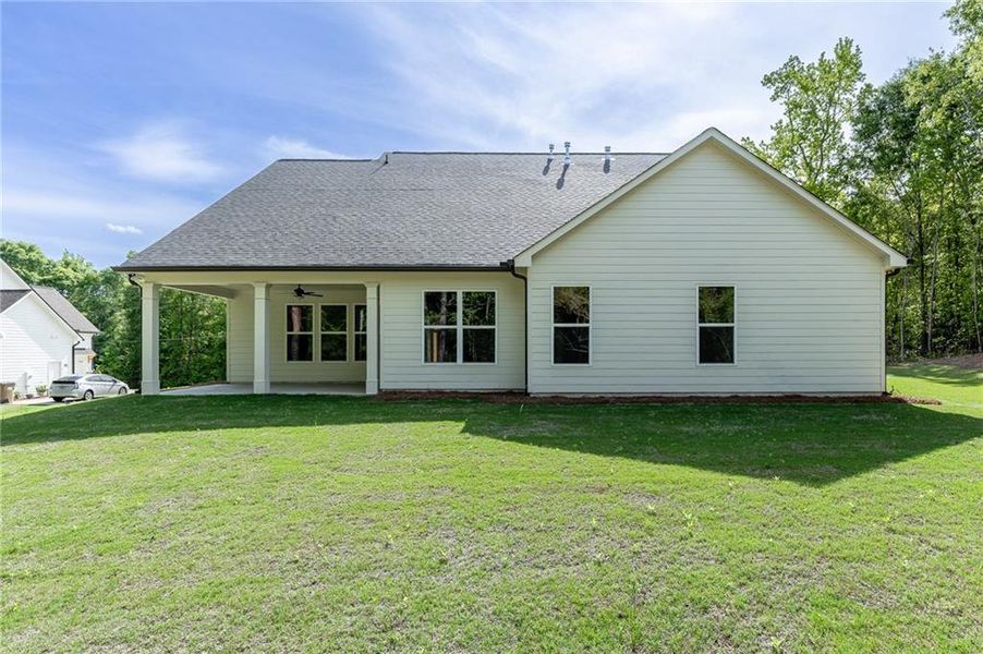 Exterior details and patio area of a home in , Winder (Image 4).