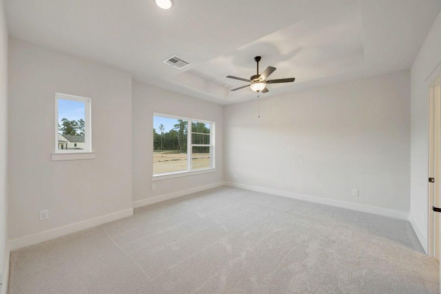 Spacious, unfurnished interior of a new home in Two Step Farm - Cottages Row Collection, Montgomery (Image 24).