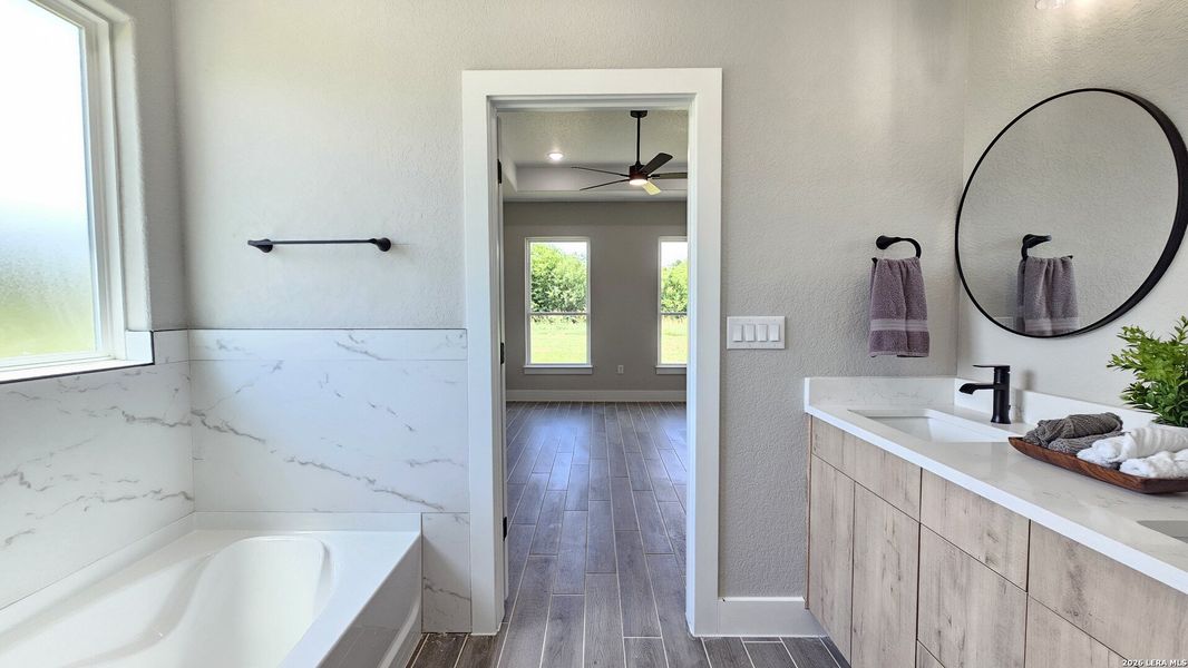 Furnished interior view inside a new home in , Atascosa (Image 13).