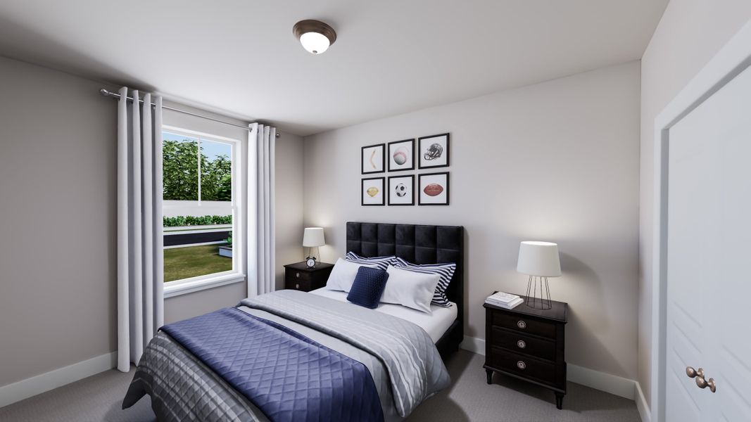 Furnished interior view inside a new home in LaPrelle, Fort Worth (Image 4).