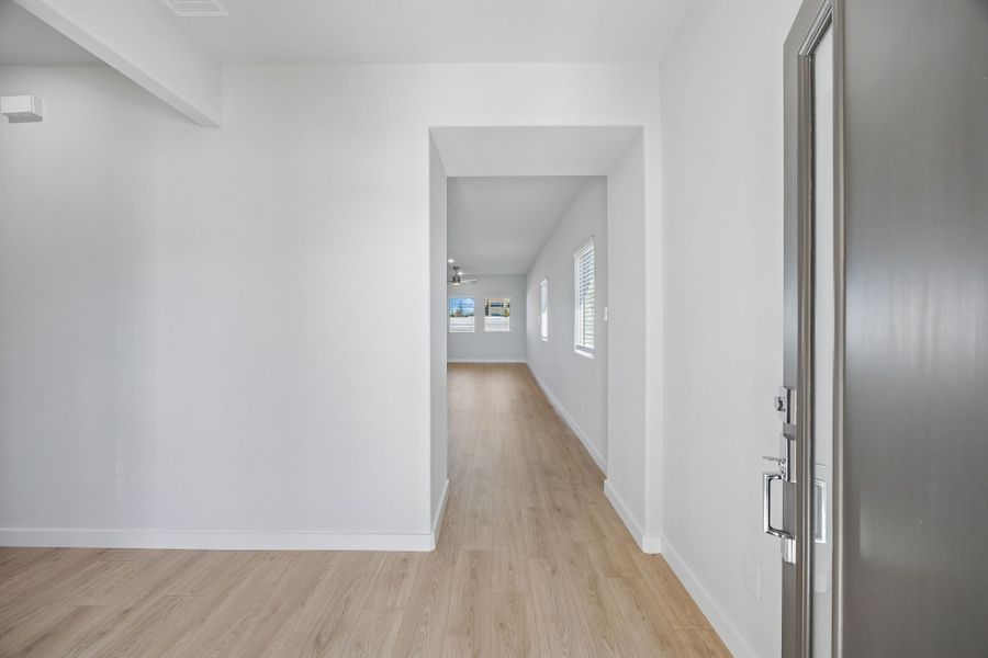 Foyer in the Birch home plan by Trophy Signature Homes – REPRESENTATIVE PHOTO