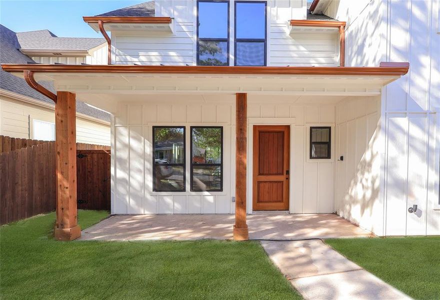 Exterior details and patio area of a home in , Fort Worth (Image 3).