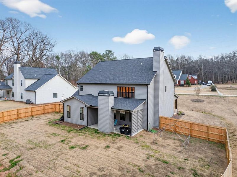 Exterior details and patio area of a home in , Winder (Image 29). Exterior details and patio area of a home in , Winder (Image 29).