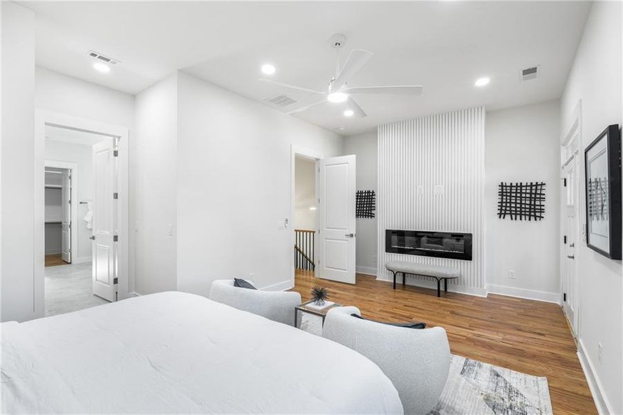 Furnished interior view inside a new home in , Atlanta (Image 8). Furnished interior view inside a new home in , Atlanta (Image 8).