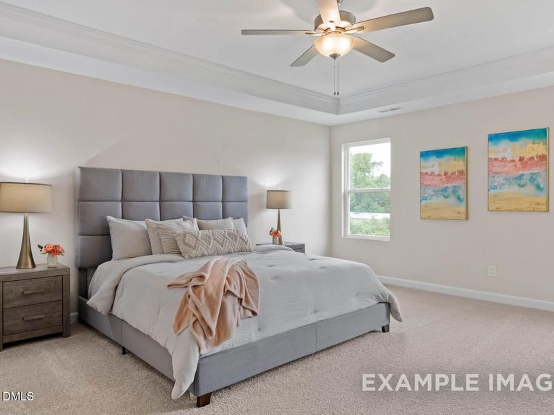 Furnished interior view inside a new home in Wendell Ridge, Wendell (Image 13). Furnished interior view inside a new home in Wendell Ridge, Wendell (Image 13).