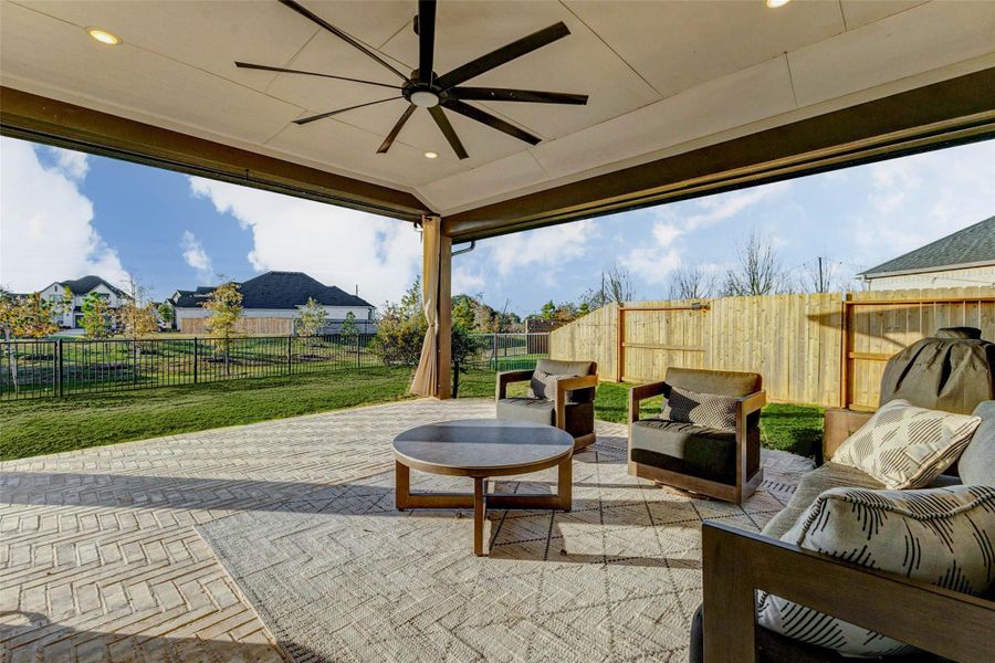 Exterior details and patio area of a home in , Fulshear (Image 3). Exterior details and patio area of a home in , Fulshear (Image 3).