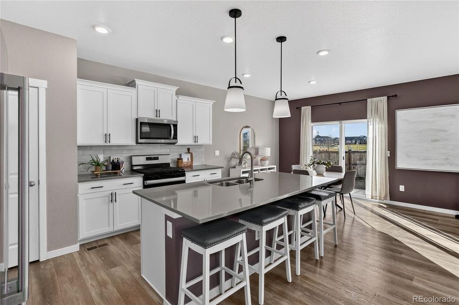 Furnished interior view inside a new home in , Thornton (Image 7).