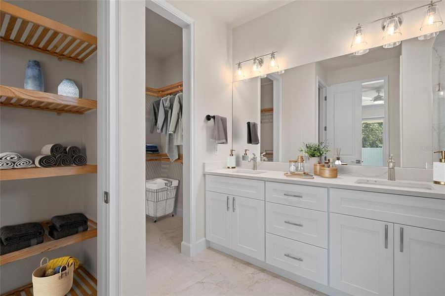 Furnished interior view inside a new home in , Tarpon Springs (Image 5).