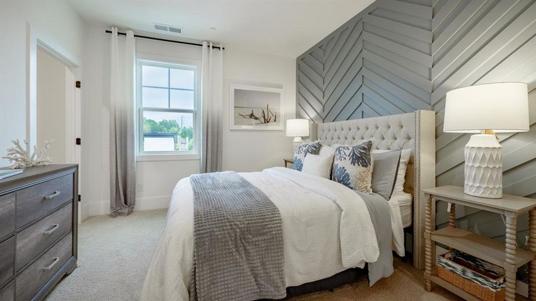 Furnished interior view inside a new home in The Village at Sandy Plains, Marietta (Image 22). Furnished interior view inside a new home in The Village at Sandy Plains, Marietta (Image 22).